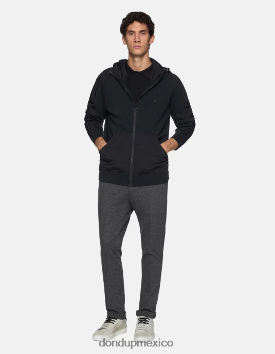gris medio DONDUP hombres pantalones gaubert slim de punto vestir D0VXD733