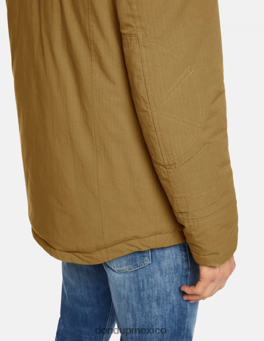 gris pardo DONDUP hombres chaqueta militar regular fit de tejido técnico vestir D0VXD907
