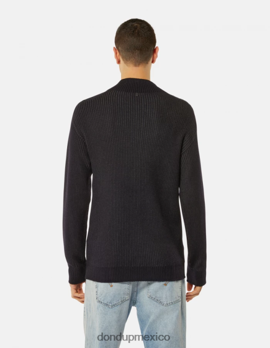 humo DONDUP hombres cárdigan regular fit en mezcla de lana vestir D0VXD877