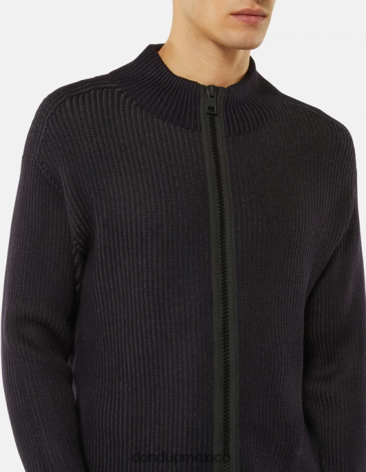 humo DONDUP hombres cárdigan regular fit en mezcla de lana vestir D0VXD877