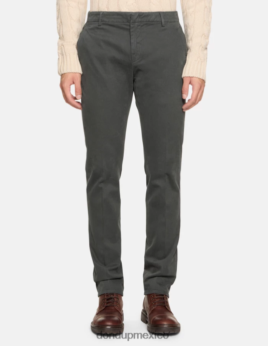 humo DONDUP hombres pantalones Spiritissimo de algodón regular fit vestir D0VXD758