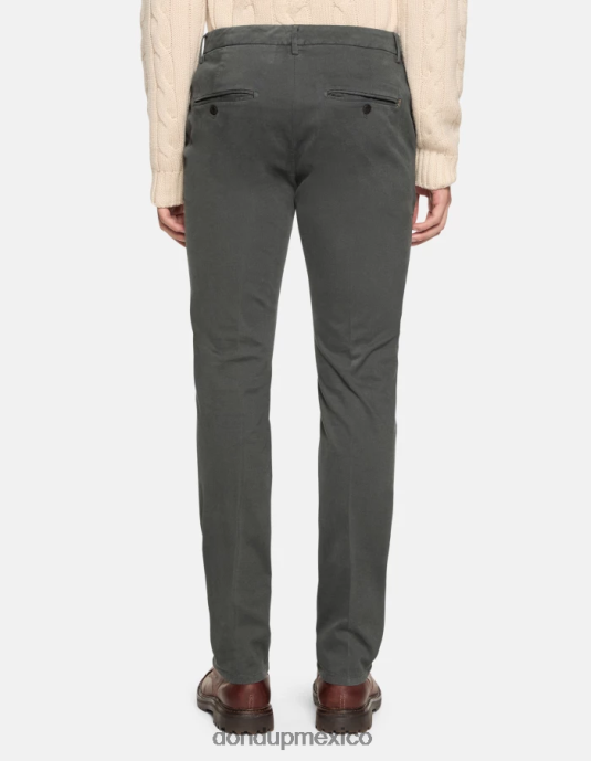 humo DONDUP hombres pantalones Spiritissimo de algodón regular fit vestir D0VXD758