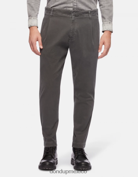 humo DONDUP hombres pantalones ben carrot fit de algodón vestir D0VXD680