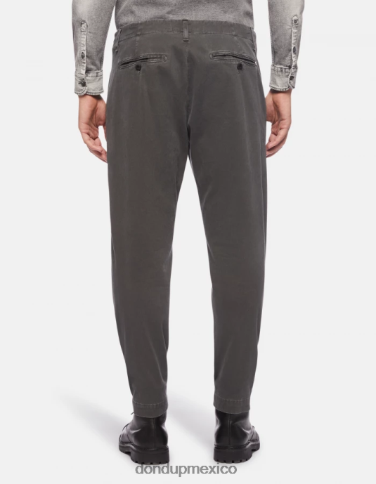 humo DONDUP hombres pantalones ben carrot fit de algodón vestir D0VXD680