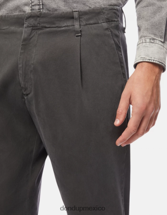 humo DONDUP hombres pantalones ben carrot fit de algodón vestir D0VXD680