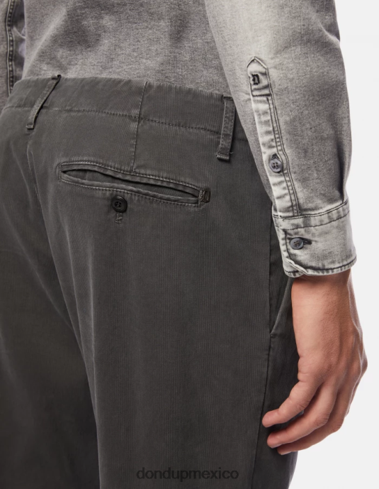 humo DONDUP hombres pantalones ben carrot fit de algodón vestir D0VXD680