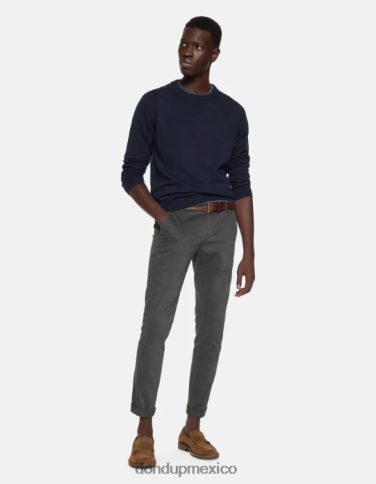 humo DONDUP hombres pantalones gaubert slim de algodón vestir D0VXD691