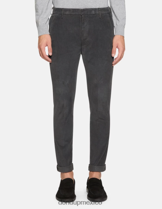 humo DONDUP hombres pantalones gaubert slim de terciopelo vestir D0VXD769