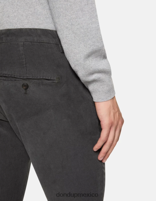 humo DONDUP hombres pantalones gaubert slim de terciopelo vestir D0VXD769