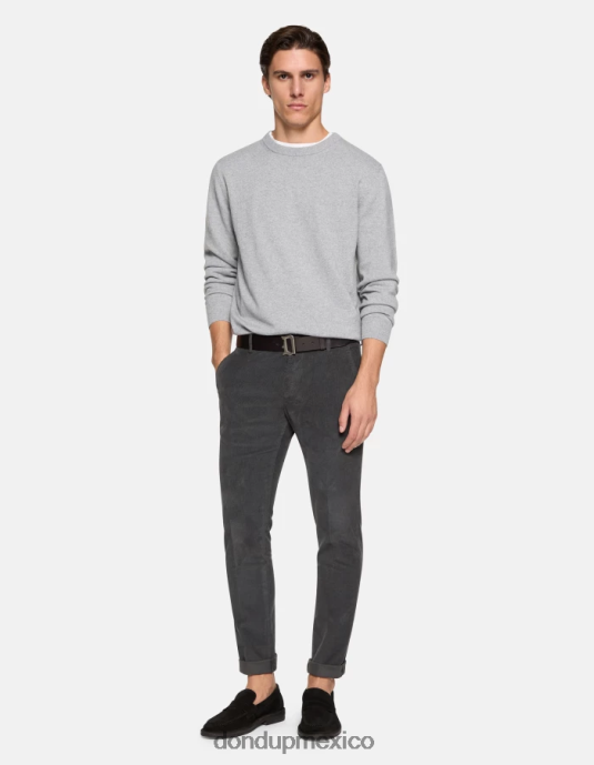humo DONDUP hombres pantalones gaubert slim de terciopelo vestir D0VXD769
