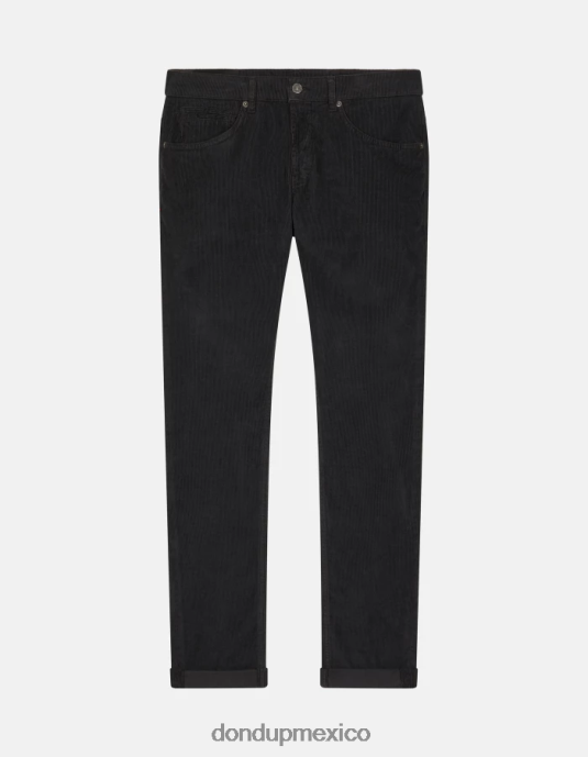 humo DONDUP hombres pantalones pitillo de terciopelo george vestir D0VXD644