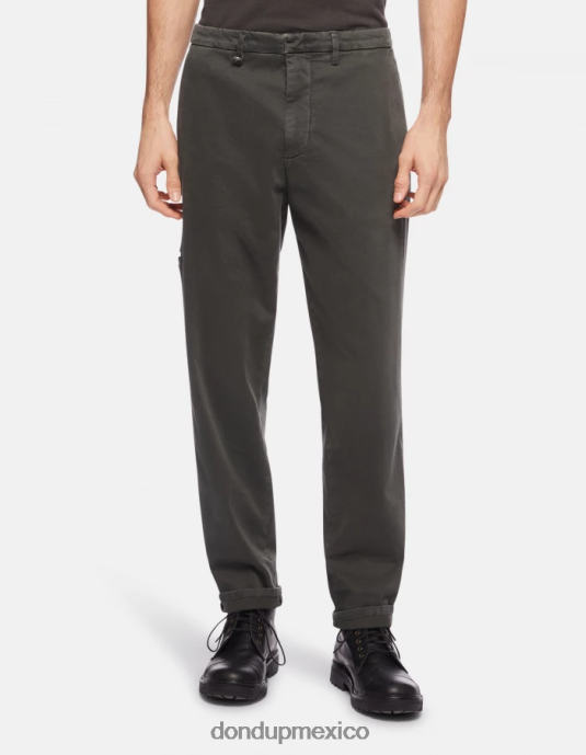 humo DONDUP hombres pantalones rick regular fit de algodón vestir D0VXD738