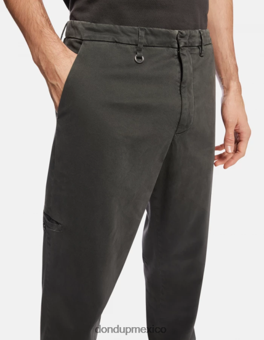 humo DONDUP hombres pantalones rick regular fit de algodón vestir D0VXD738