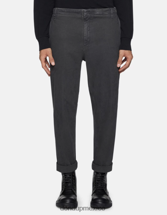 humo DONDUP hombres pantalones zyan carrot fit de algodón vestir D0VXD750