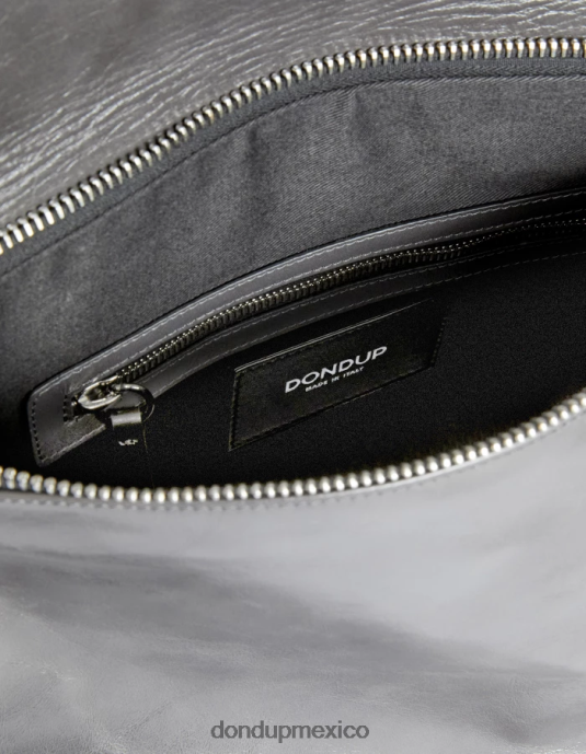 humo DONDUP mujer bolso de cuero brillante accesorios D0VXD489