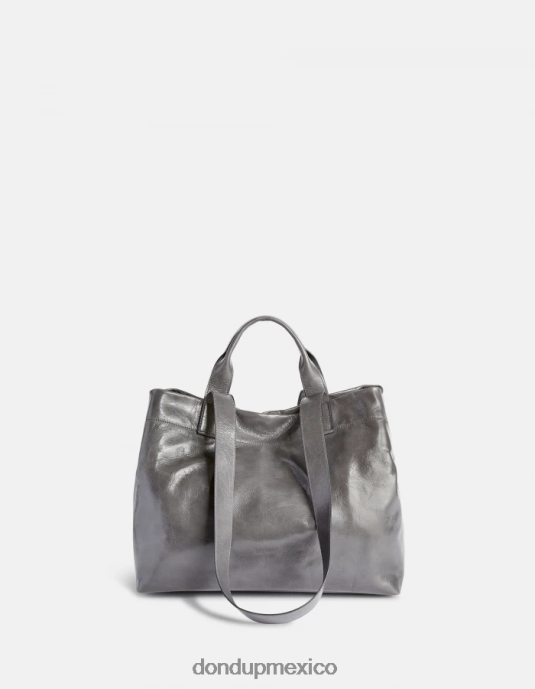 humo DONDUP mujer bolso shopper de cuero brillante accesorios D0VXD497