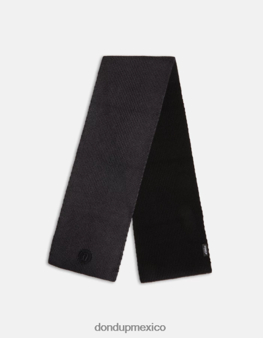 negro DONDUP hombres bufanda de lana accesorios D0VXD956