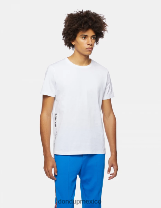blanco DONDUP hombres camiseta de punto regular fit vestir D0VXD815