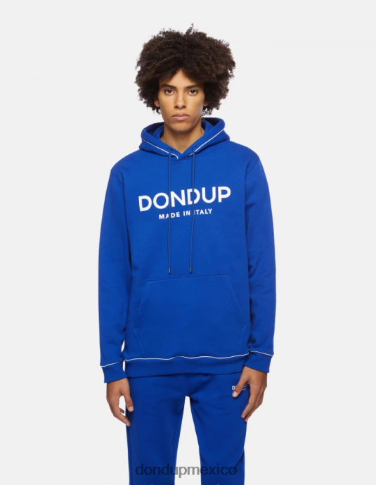 azul real DONDUP hombres sudadera con capucha y corte regular vestir D0VXD824