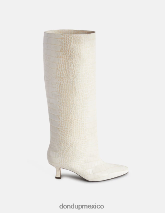 burro DONDUP mujer botas de piel efecto cocodrilo calzado D0VXD468
