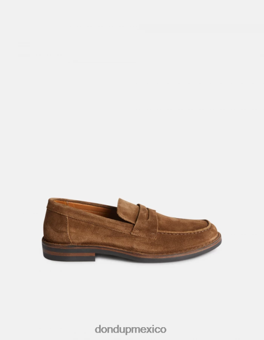 kaki DONDUP hombres mocasines de piel serraje accesorios D0VXD972