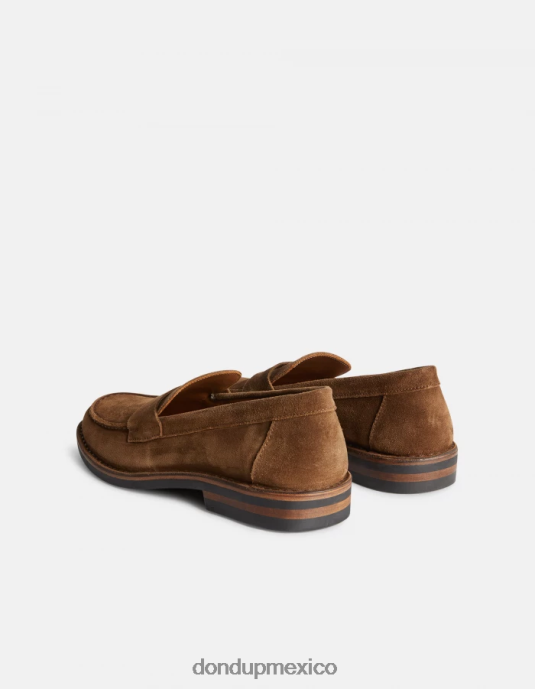 kaki DONDUP hombres mocasines de piel serraje accesorios D0VXD972