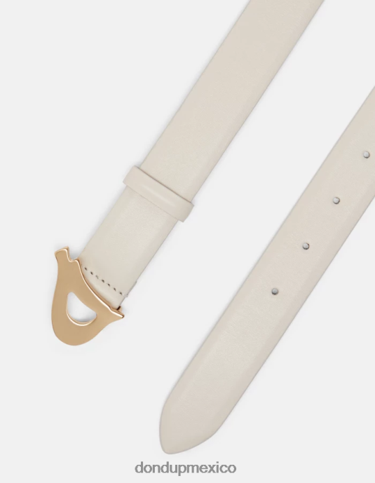 latté DONDUP mujer cinturón de piel de becerro accesorios D0VXD480