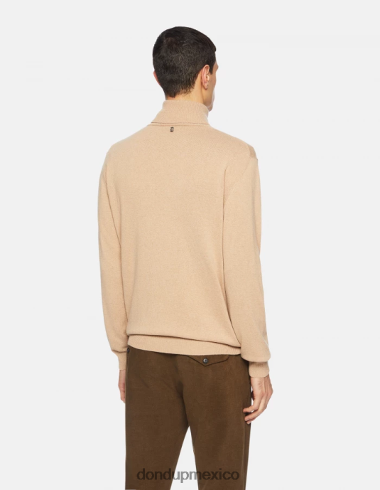 livito DONDUP hombres Jersey regular fit de cachemir y seda con cuello tipo polo vestir D0VXD868
