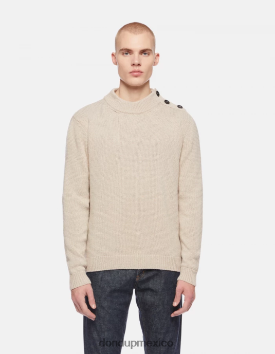 livito DONDUP hombres Jersey regular fit de lana con cuello alto vestir D0VXD887