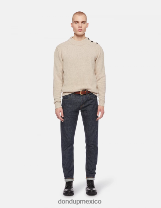 livito DONDUP hombres Jersey regular fit de lana con cuello alto vestir D0VXD887