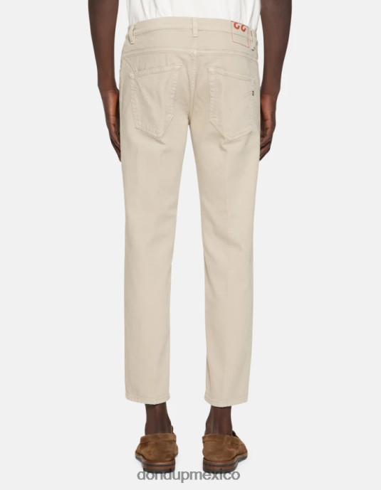 livito DONDUP hombres Vaqueros carrot fit Brighton en denim elástico Bull vestir D0VXD590