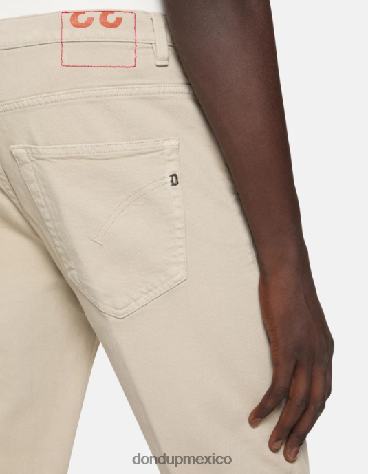 livito DONDUP hombres Vaqueros carrot fit Brighton en denim elástico Bull vestir D0VXD590