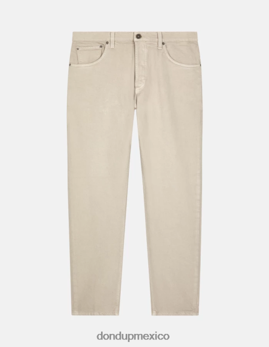 livito DONDUP hombres Vaqueros carrot fit Brighton en denim elástico Bull vestir D0VXD590