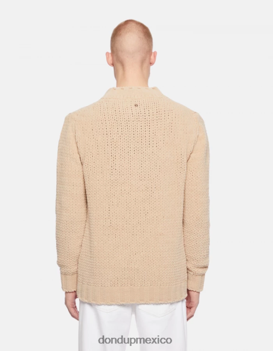 livito DONDUP hombres jersey de chenilla con cuello redondo vestir D0VXD886