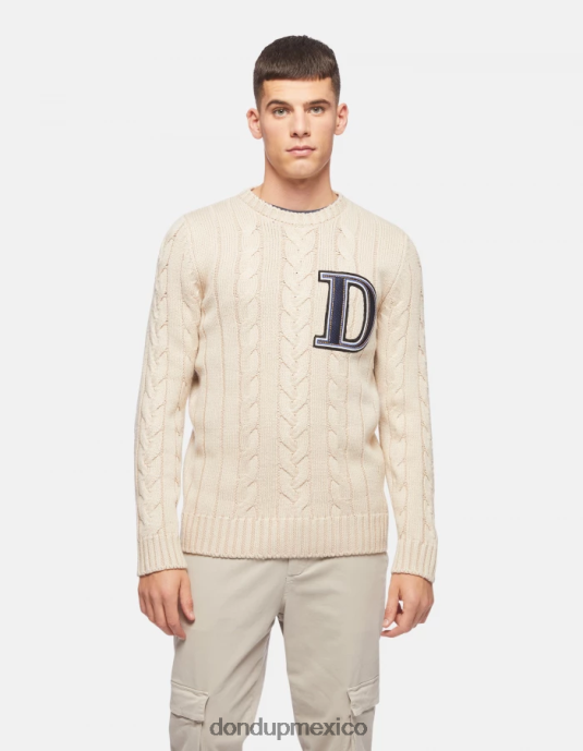 livito DONDUP hombres jersey de lana con cuello redondo vestir D0VXD889