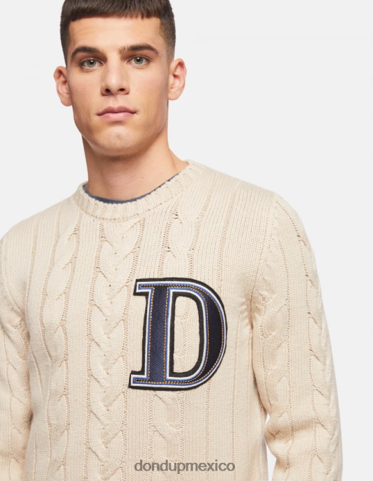 livito DONDUP hombres jersey de lana con cuello redondo vestir D0VXD889