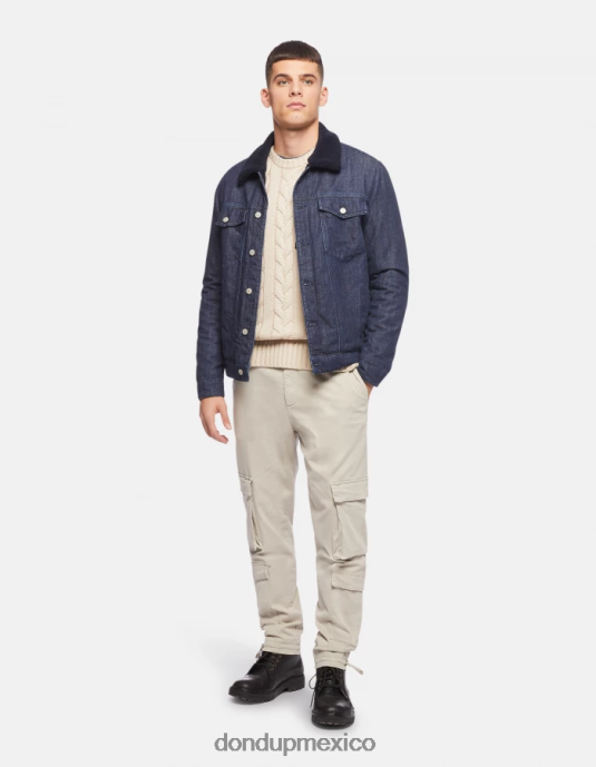 livito DONDUP hombres jersey de lana con cuello redondo vestir D0VXD889