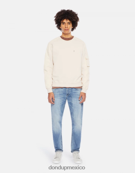 livito DONDUP hombres sudadera regular fit con cuello redondo vestir D0VXD830