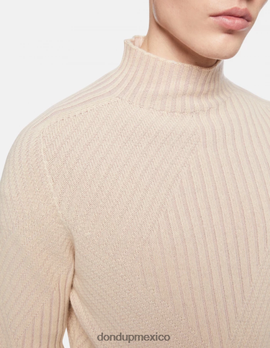 livito DONDUP hombres suéter regular fit de lana con cuello tipo polo vestir D0VXD890