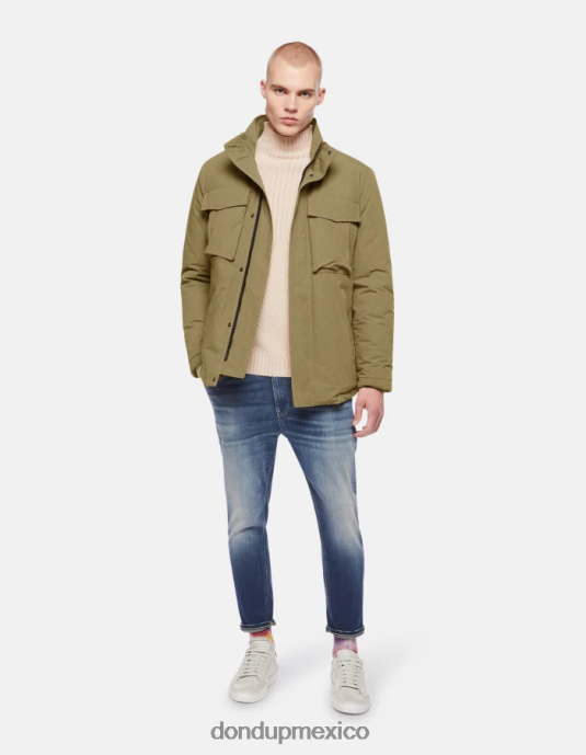 livito DONDUP hombres suéter regular fit de lana con cuello tipo polo vestir D0VXD890