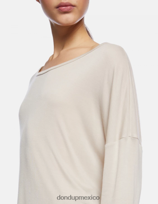 livito DONDUP mujer camiseta interlock oversize vestir D0VXD447