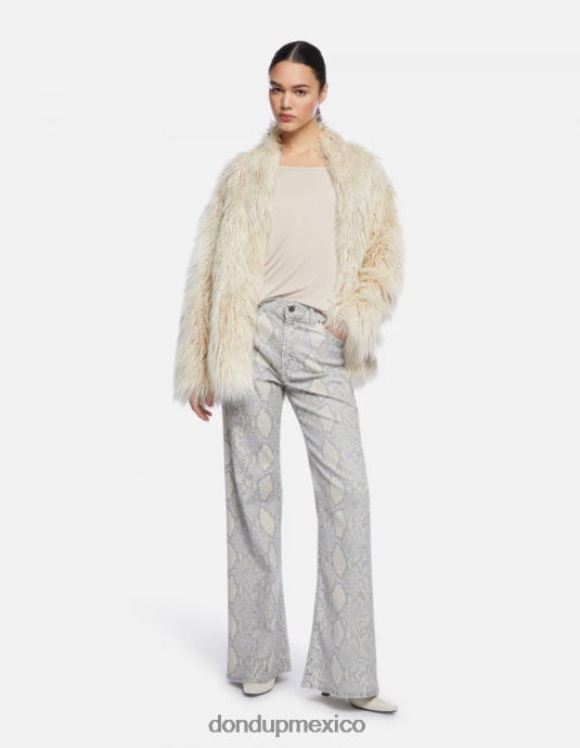 livito DONDUP mujer camiseta interlock oversize vestir D0VXD447
