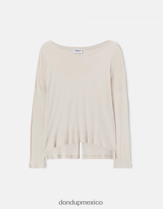 livito DONDUP mujer camiseta interlock oversize vestir D0VXD447