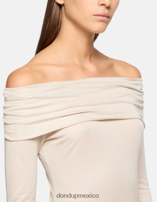 livito DONDUP mujer camiseta interlock slim vestir D0VXD437