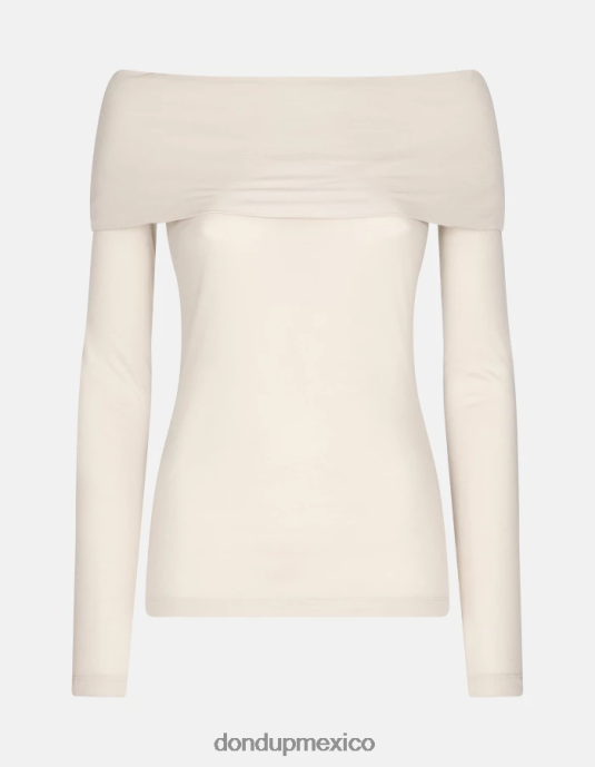 livito DONDUP mujer camiseta interlock slim vestir D0VXD437