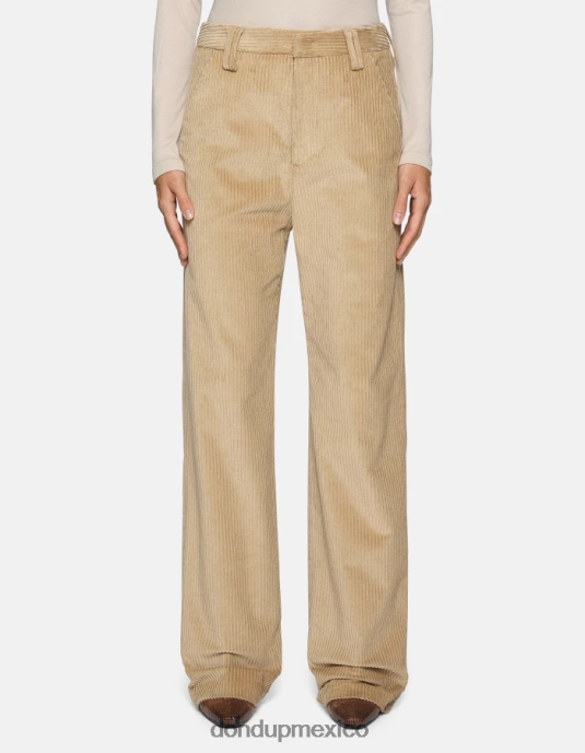 livito DONDUP mujer pantalones anchos de terciopelo joan vestir D0VXD132