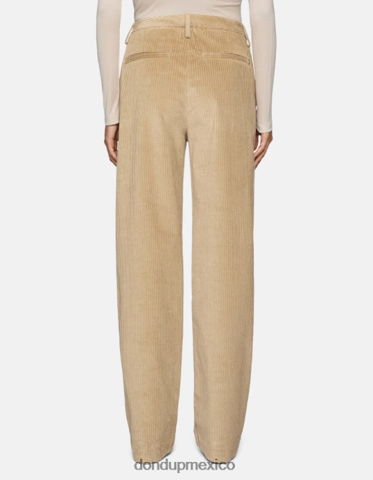 livito DONDUP mujer pantalones anchos de terciopelo joan vestir D0VXD132