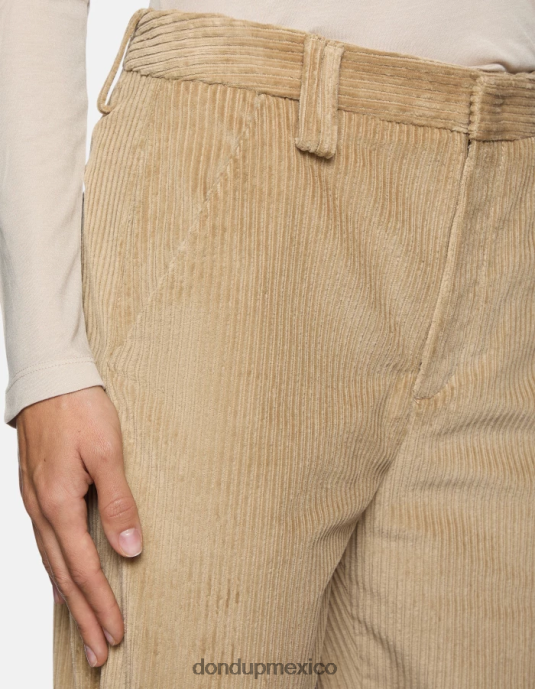 livito DONDUP mujer pantalones anchos de terciopelo joan vestir D0VXD132