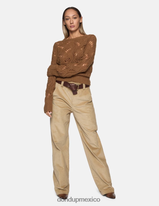 livito DONDUP mujer pantalones anchos de terciopelo joan vestir D0VXD132