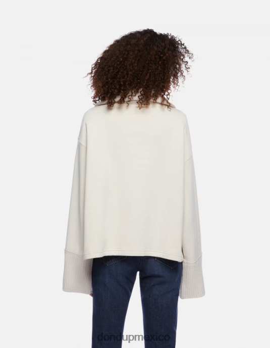 livito DONDUP mujer sudadera oversize con cuello trucker vestir D0VXD451